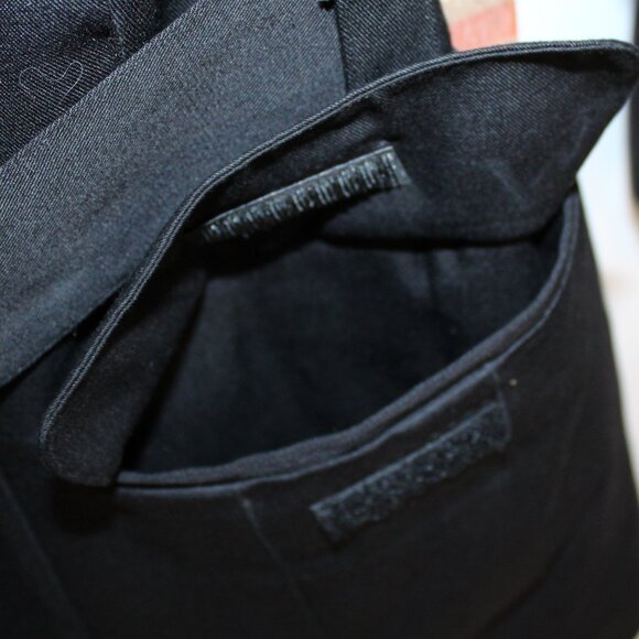 Vintage Eleanor P Brenner Rayon Trench Coat Style Blazer w/Pockets - Picture 6 of 8